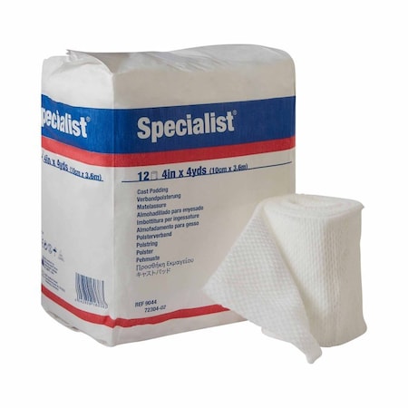 Specialist Sterile Cast Padding Undercast 4 Inch X 4 Yard Cotton / Rayon NonSterile, 72PK 9044
